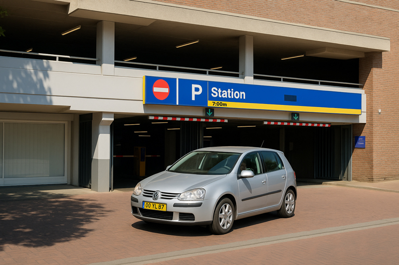 Parkeergarage IJDock in Amsterdam