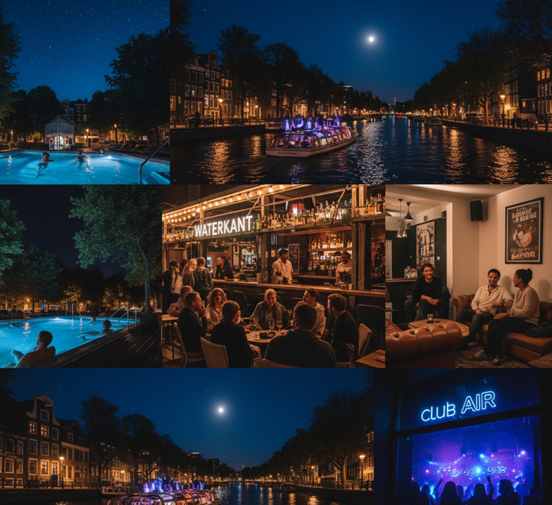 24/7 plekken in Amsterdam